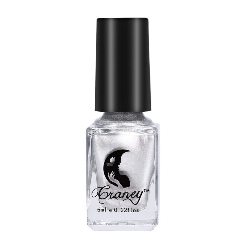 6ml Metall-Nailpolish-Lackierer Silber #1