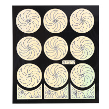 Nagelkunst-Sticker Blumen-Schablone Decals NF317