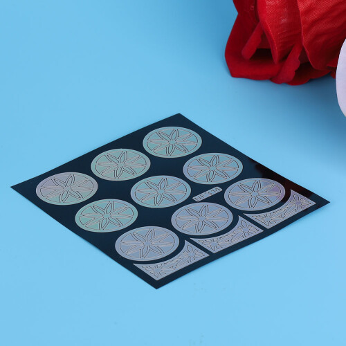 Nagelstickers Bloem Sjabloon NF314 2
