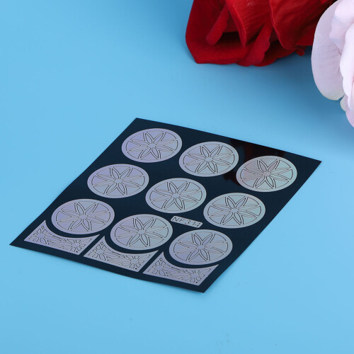 Nagelstickers Bloem Sjabloon NF314 1