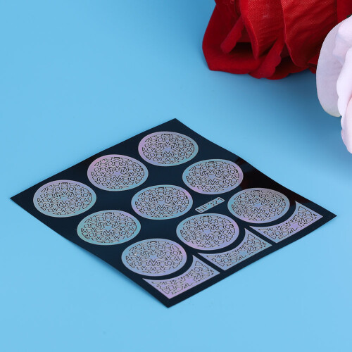 Nagelstickers Bloem Stencils NF320 2