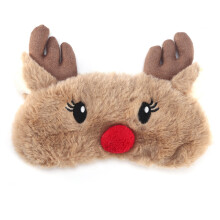 Tier-Augenmaske Weihnachten Hirsch Winter Elch