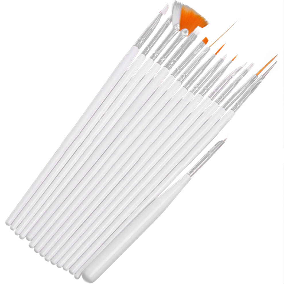 15Pcs/Set Nail Art Liner Brush Acrylic UV Gel Drawing Pen
