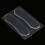2x siliconen hielkussens anti-slip transparant 2