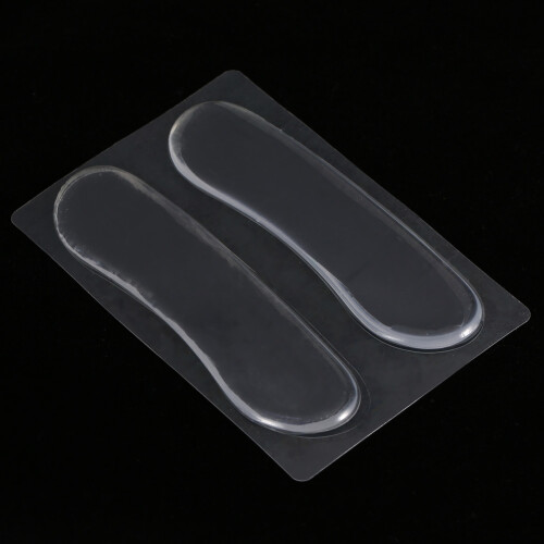 2x siliconen hielkussens anti-slip transparant 1