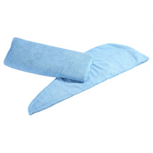 Frauen-Weichspüler-Badehülle mit Schnelltrocken-Haube (Blau)