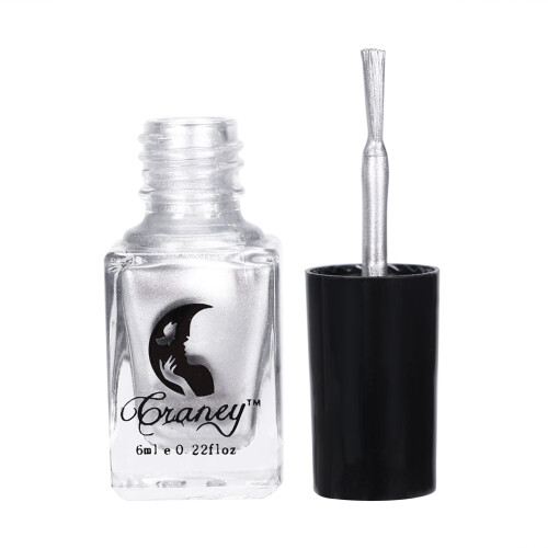6ml Metall-Nailpolish-Lackierer Silber #1 1