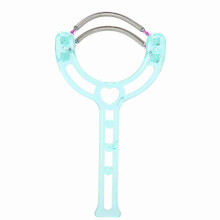 Portable Face Lips Hair Epilator Plastic Spring Beauty Tool (Green)