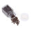 Perline Alluminio Silicone Estensioni Capelli Marrone 2