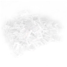 100x Kunststoff-Kompressionshülsen für randlose Brillen 1,4x0,8x7,0mm