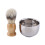 Zwart Scheer Set RVS Kom 4