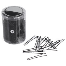 300 Stück Wellen-U-Haarclips Styling-Tools (Schwarz S)