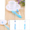 Light Blue Foldable Travel Toothbrush 5