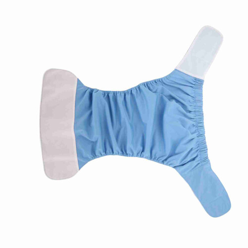 Adult Cloth Diaper Reusable Washable Adjustable Blue 2