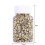 1000 Stk Beige Silikon-gefütterte Haar-Extension-Beads 3