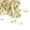 1000 Stk Beige Silikon-gefütterte Haar-Extension-Beads 2
