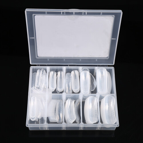 120pcs Dual System Extension False Nail Tips 12 Sizes with Lines 2