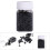 500 Stk Schwarze Silikon-gefütterte Haar-Extension-Beads 5