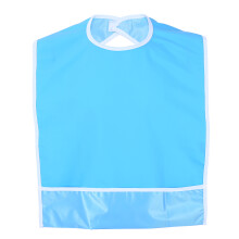 Waterproof Adult Bib Sky Blue
