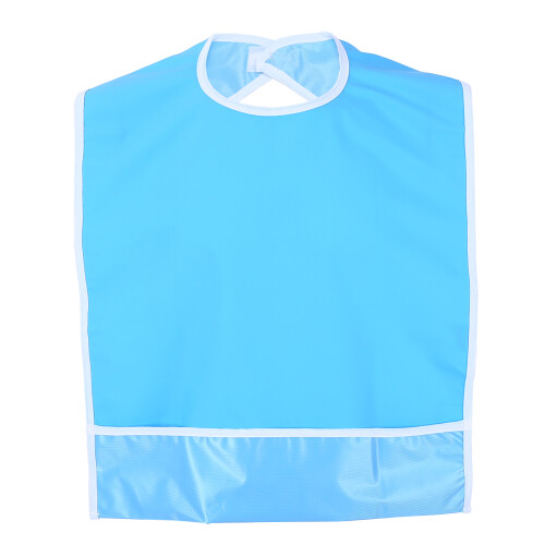 Waterproof Adult Bib Sky Blue