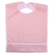 Waterproof Adult Bib Orange Pink
