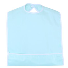 Waterproof Adult Mealtime Bib Dining Aid Light Green