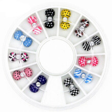 12st Kleurharsen Boog Manicure Decals UV Nagelkunst
