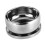 Herren Silbermetall Rasierseifenbecher mit Deckel 3
