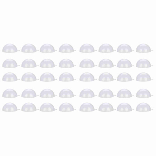 20x vulbare plastic kerstballen 8cm
