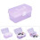 Multifunctional Nail Art Manicure Tools Storage Box Purple S 5