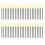 50Pcs/Set Disposable Eyelash Brush Mascara Applicator Black Yellow 1