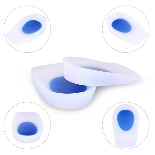 Gel Heel Cups & Compression Heel Sleeves Socks 1