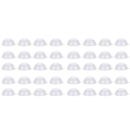 20x transparante plastic kerstballen 10cm