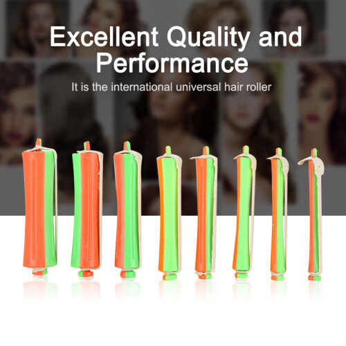 80Pcs Hair Rollers Wave Heat Perm Rod 1-8 Sizes 2