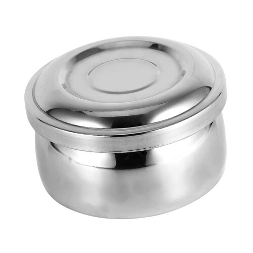 Herren Silbermetall Rasierseifenbecher mit Deckel 1