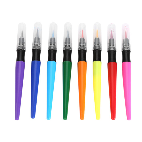 8x Körperbemalungs-Pinselset Aquarell-Zeichenstifte
