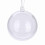 20x vulbare plastic kerstballen 8cm 3