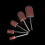 5pcs Sanding Bands for Electric Nail Drill Bits 4