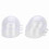 20x vulbare plastic kerstballen 8cm 2