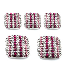 Legering Valse Teennagels Tips DIY Nagelkunst Rood Wit Roze