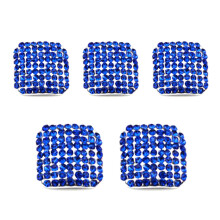 Blauwe Strass Valse Teennagels DIY Kunst Decoratie