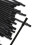 50x Disposable Lip Brush Applicator Black 4