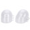 20x transparante plastic kerstballen 10cm 2