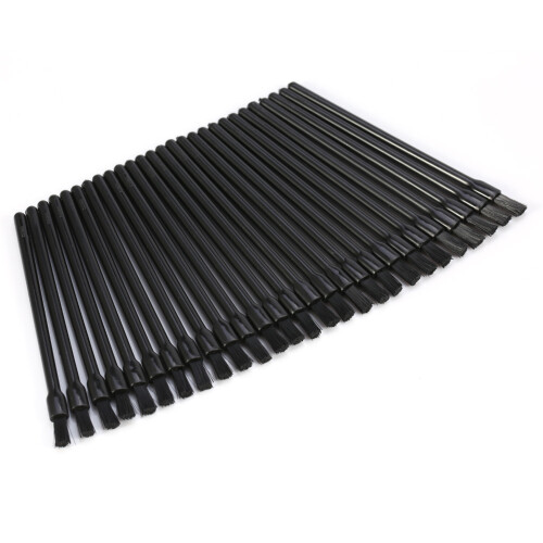 50x Disposable Lip Brush Applicator Black 1