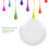 Transparente Glas Nagelkunst Palette Rund 3