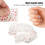 50x Bloemvlinder Nagelwaterstickers 4