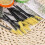 50Pcs/Set Disposable Eyelash Brush Mascara Applicator Black Yellow 4