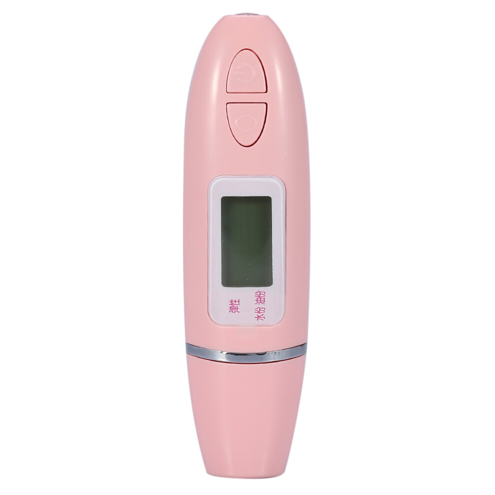 Pink 1Pc Fashion Lcd Skin Oil Water Moisture Tester Analyzer
