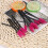50x Disposable Eyelash Brush Mascara Black Rose Red 4