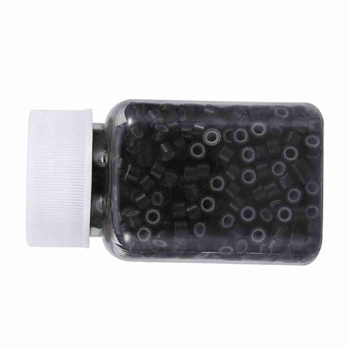 1000 stks siliconen ringen zwart 2